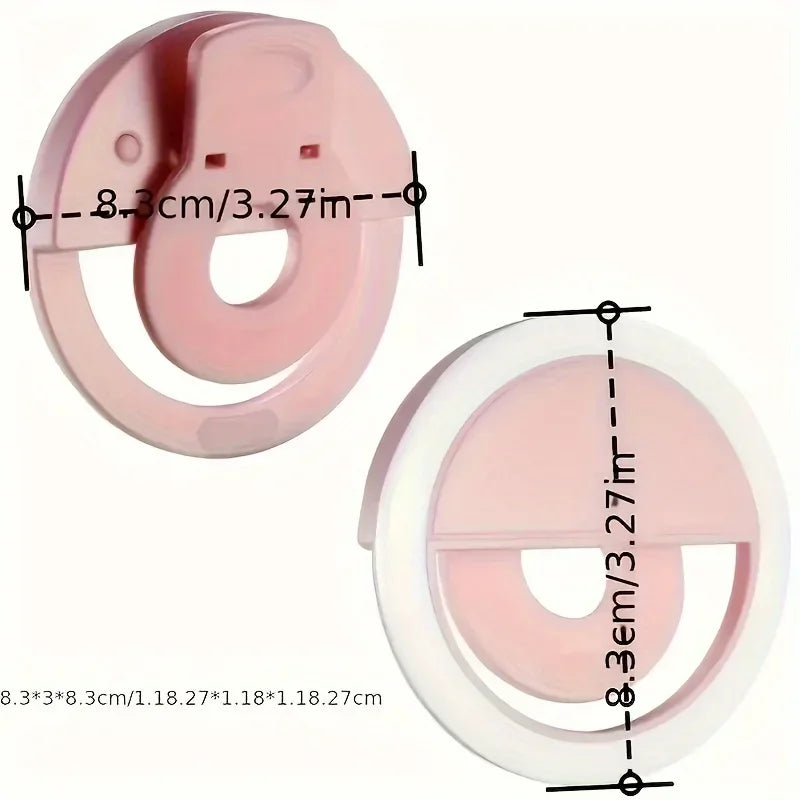 USB Charging LED Selfie Ring Light for Perfect Photos