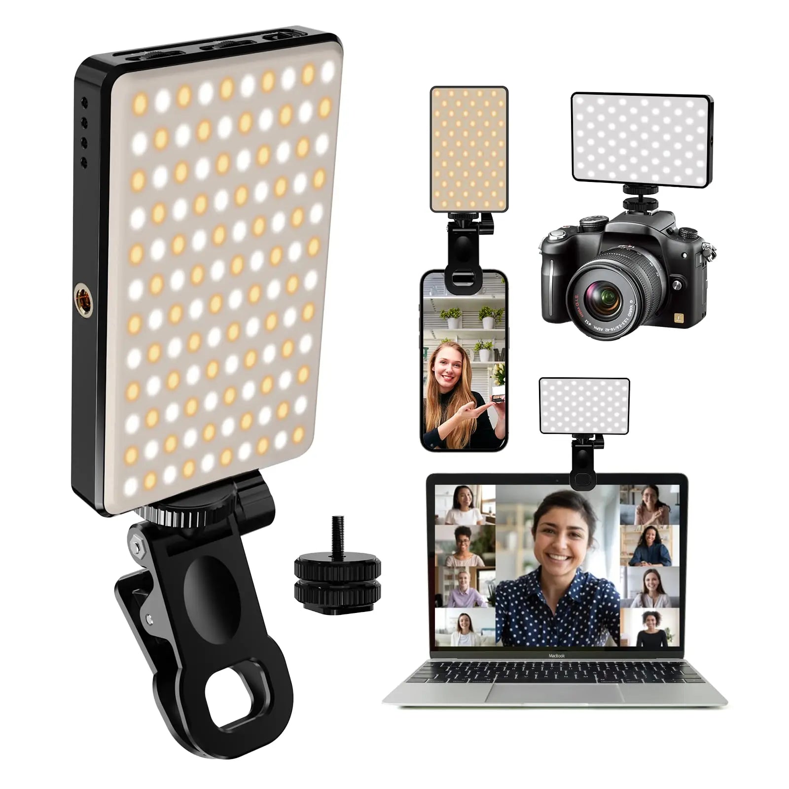 Rechargeable 3000mAh LED Selfie Light with 3 Modes