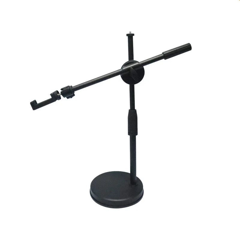 Versatile Overhead Tripod with Ring Light and Smartphone Holder for Photography