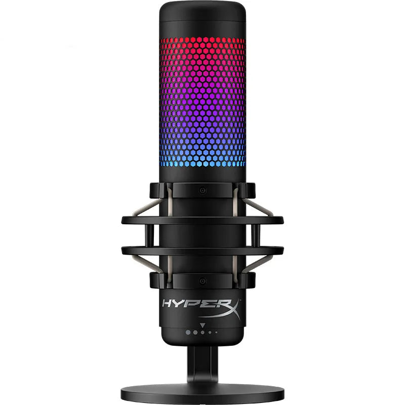 RGB Professional Microphone with Tap-to-Mute and Customizable Settings
