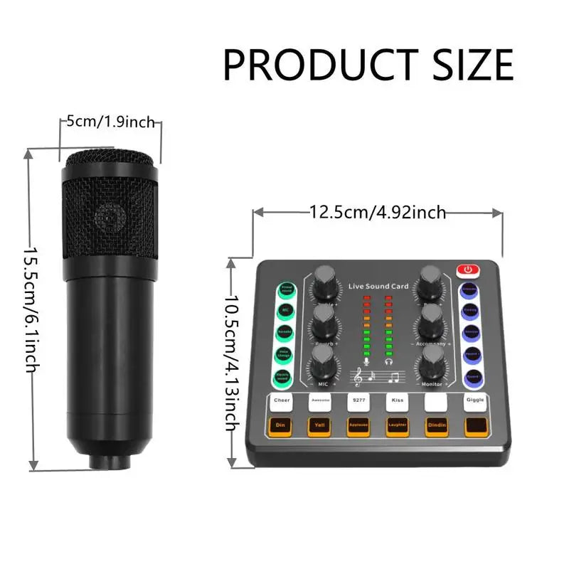 Podcasting Starter Kit with V8s Audio Interface and BM800 Microphone