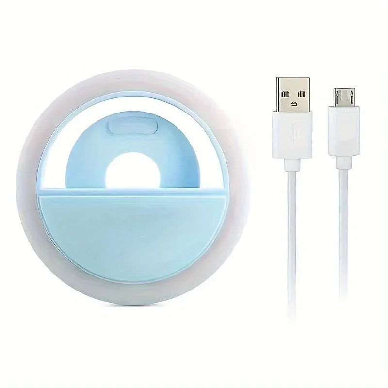 USB Charging LED Selfie Ring Light for Perfect Photos