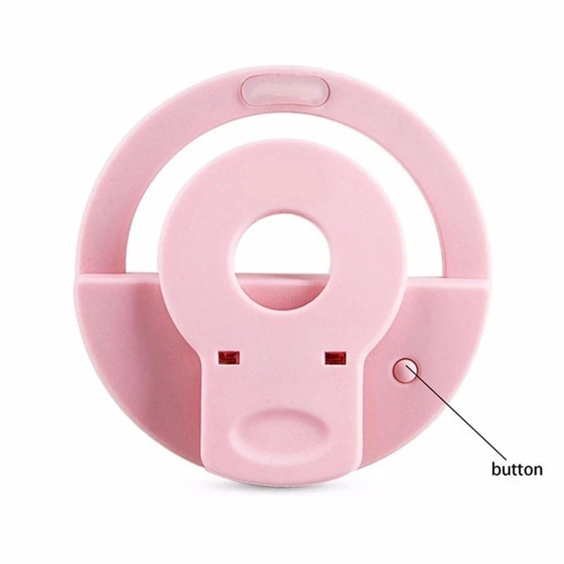 LED Selfie Ring Light with USB Rechargeable Design