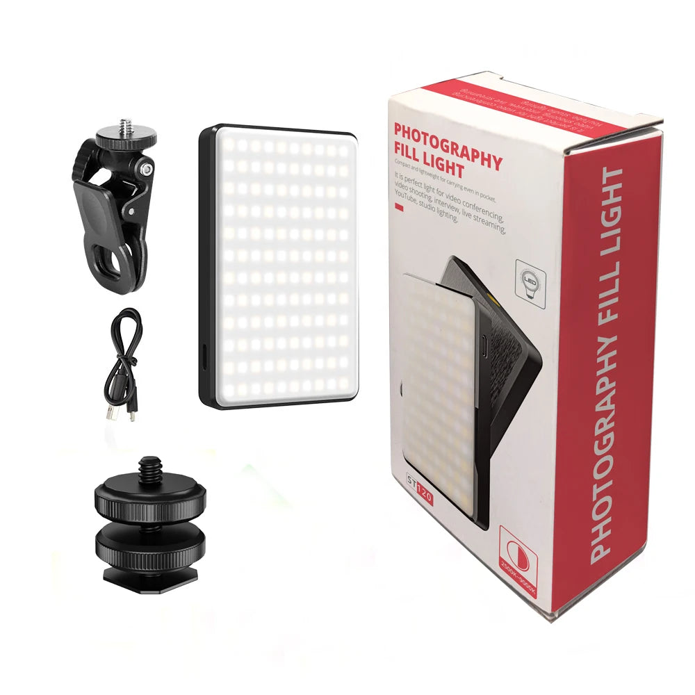 Rechargeable 3000mAh LED Selfie Light with 3 Modes