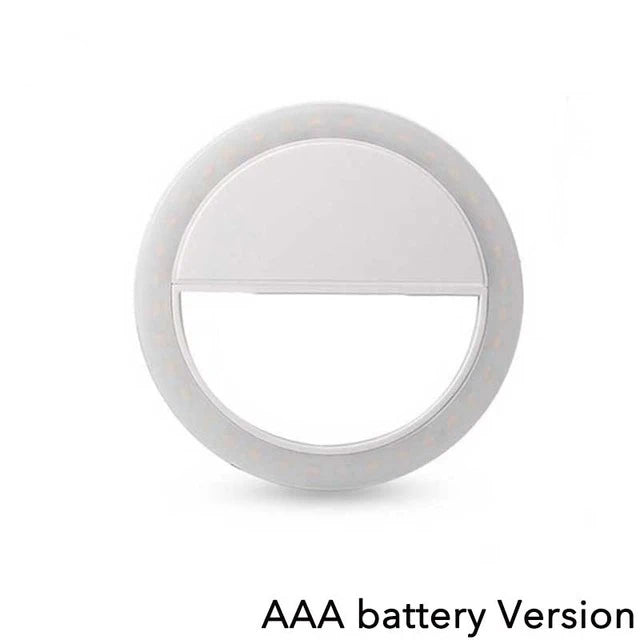 36 LED Selfie Ring Light Clip for Phones and Laptops