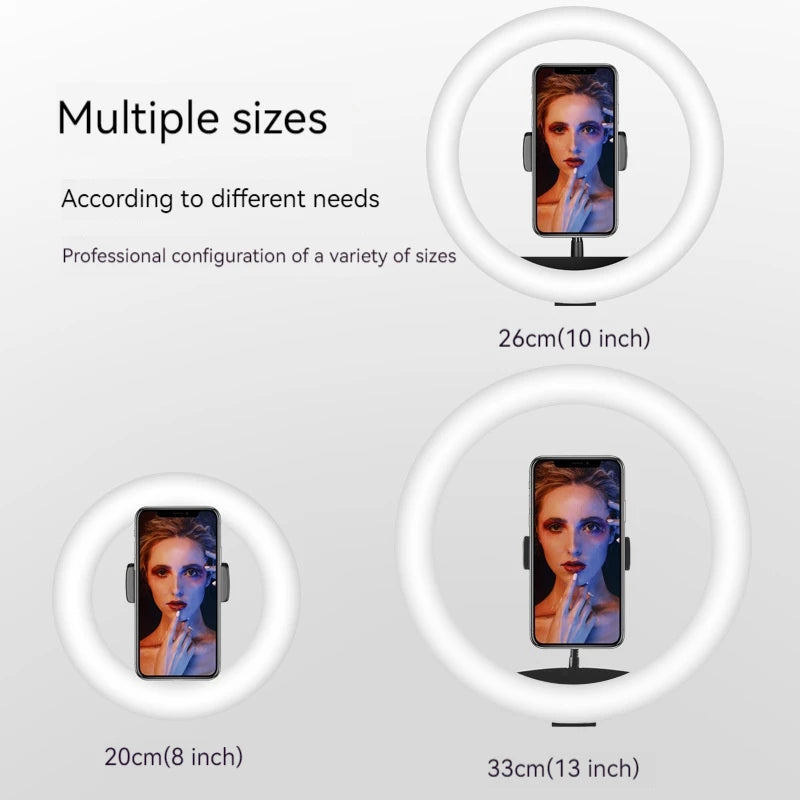 RGB Full-Color LED Ring Light for Selfies and Live Streaming