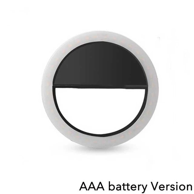 36 LED Selfie Ring Light Clip for Phones and Laptops